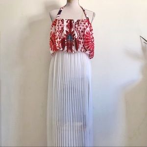 The Jetset Diaries pleated maxi dress TJD
